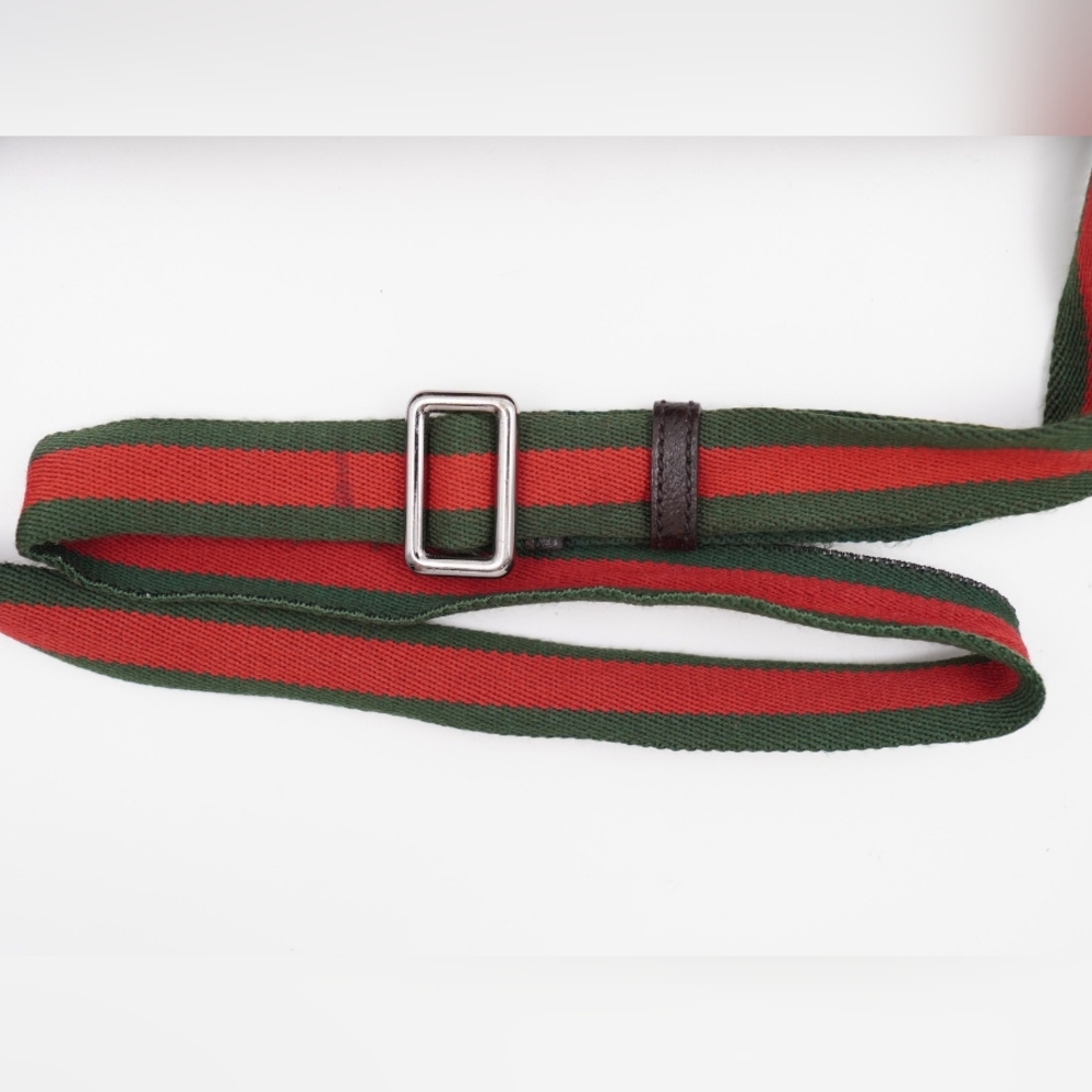 CD53 💖 GUCCI Monogram Web Flat Messenger Crossbody - Picture 10 of 12